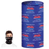 Full Color Sublimation Import Air Ship 2-Ply Multi-Functional Gaiter, Tubular Head And Neck Wear - 9 ½" W x 19" H